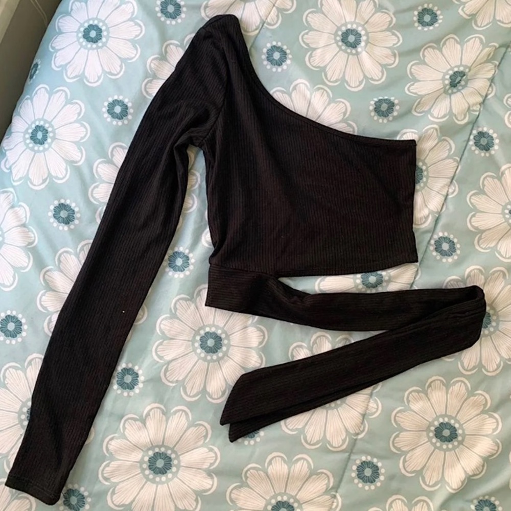 Garage One Shoulder Top